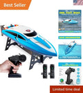 Rechargeable Mini RC Boat with Auto-Capsize Recovery - Perfect for Pools & Lakes