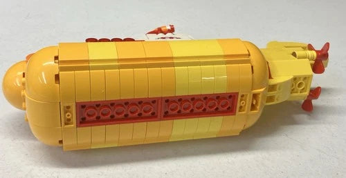 LEGO The Beatles Yellow Submarine 21306 (75% Complete). Includes Mini Figs.
