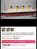 Titanic Model Building Blocks Set, 9090 Pieces Bricks,( NO BOX)