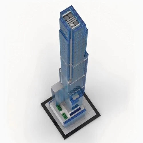 Central Park Tower 1:800 Scale Building Model Block Assembly Set Skyscraper