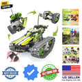 Remote Control Tracked 3in1 Stunt Racer Building Kit - RC Car STEM Constructi...