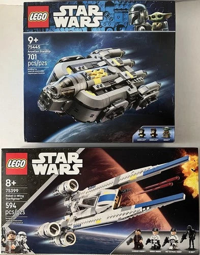 2 LEGO Star Wars : Anzellan Starship (75445) & Rebel U-Wing Starfighter (75399)