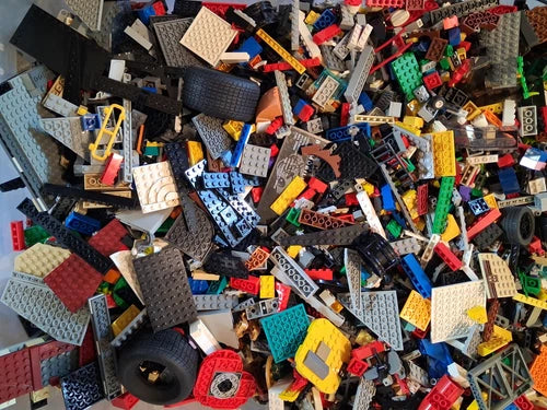 LEGO 20 lbs Pounds Random Bulk Lot Parts Pieces Building Plates Blocks Washed