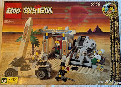 MEOW Set #5958 Mummy's Tomb W/ Box (Incomplete).