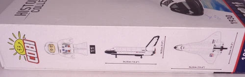 COBI Historical Collection Space Shuttle Atlantis Building Block Set 1930 NEW