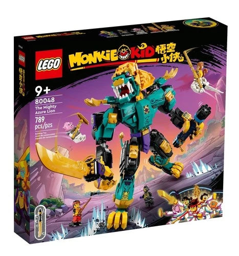 Lego Monkie Kid 80048 The Mighty Azure Lion NISB 789pcs 5 minifigs RETIRED
