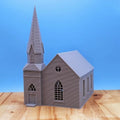 S Scale - Michigan Church - 1:64 Scale Building