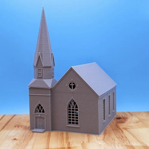 S Scale - Michigan Church - 1:64 Scale Building