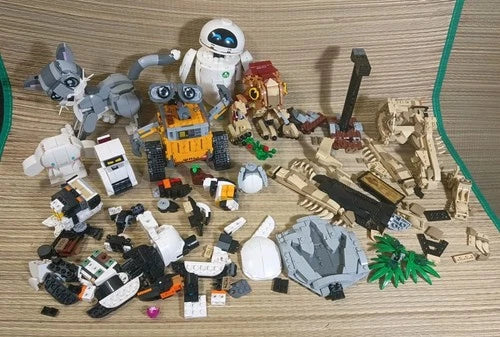 Lego Lot Builds And Parts Wall E Baby Dinasour Jurassic World Ect.