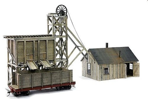 Banta Little Creek Mine - O Scale - Model Railroad Building Kit - #6123