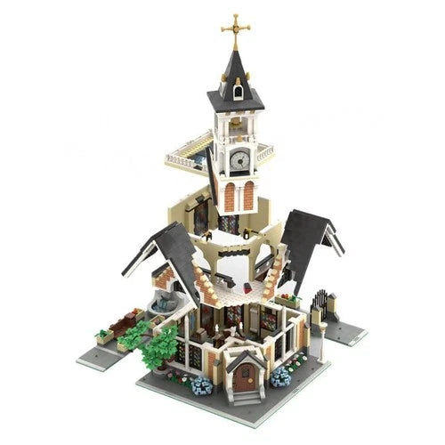Modubrix MOC: Medieval St. Joseph Memorial Church 3117 Parts Building Toys