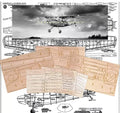 Cessna L19 L-19 Bird Dog 54" WS RC Airplane Laser Cut Ply Short Kit W/ Plans