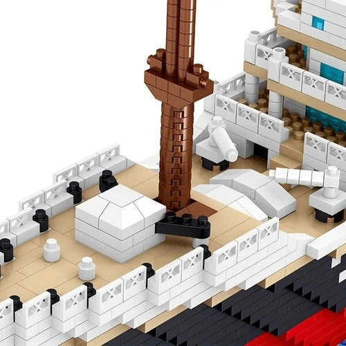 2401PCS Titanic Cruise Boat Ship Model Bricks Building Blocks MOC