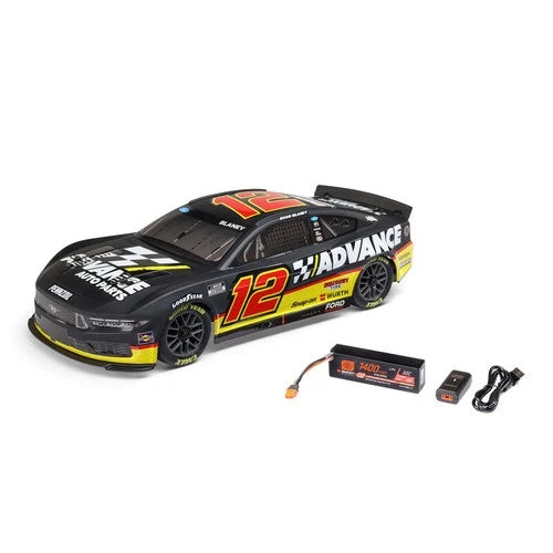 Losi LOS1122512 Ryan Blaney 2025 Ford Mustang NASCAR RC Racecar 1/12