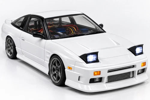 1/10 BODY Shell NISSAN 180SX Body Shell W/ POP UP LIGHTS \*CLEAR\*