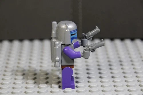 LEGO Star Wars Custom Jango Fett Minifigure w/ Jetpack & 2 Blaster Pistols