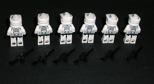 LEGO Star Wars CLONE ARF TROOPER Razor 91st Recon Corp Lot of 6 Minifigs 7913