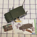 BEST-LOCK Construction Toys 3063 MILITARY HUMMER H1 HUMVEE HMMWV green wagon