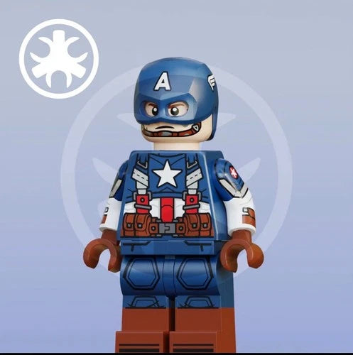 LEGO Marvel Captain America -Golden Age CC Custom Minifigure
