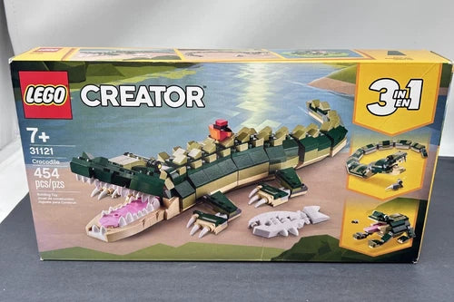 LEGO Creator 3 in 1 Crocodile 31121 Building Set 454 PCS New Sealed FAST SHIP