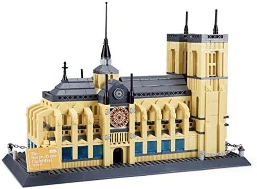 Notre-Dame Cathedral Building Block Set 1382 Pieces Paris's Notre Dame Cathed...