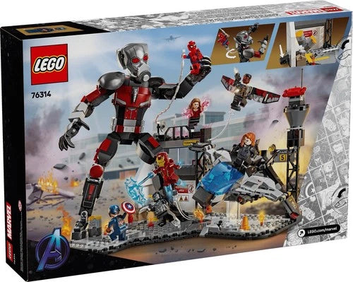 LEGO Marvel Captain America Civil War Action Battle Set 76314 736pcs Age 10+