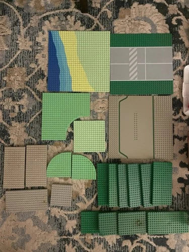 HUGE Vintage LEGO Bulk Lot 15 lbs+ 1970s 1980s Classic Town Castle w/ Manuals