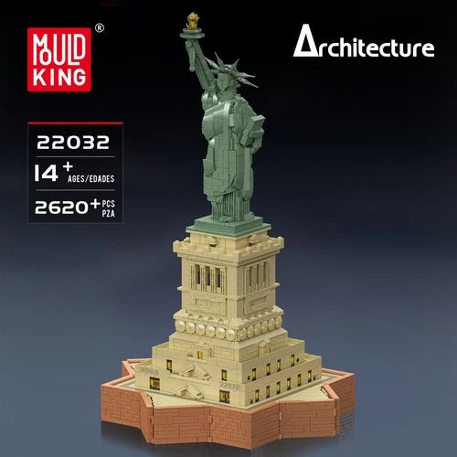 Mould King 22032 Statue of Liberty World Famous Landmark Building Block Toy Kit