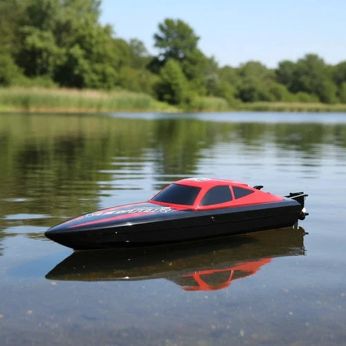 20MPH Fast RC Boat for Adults – Remote Control Racing with LED Lights