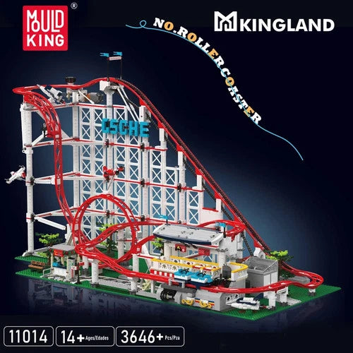 New Roller Coaster 10261 pcs 4124 Creator Expert Building Blocks Toy Gift Set