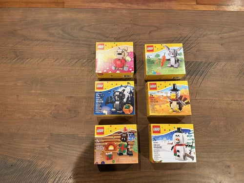 LEGO 2014 Seasonal Lot 40085, 40086, 40090, 40091, 40092, 40093 NEW and Sealed