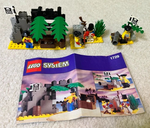Vintage Lego Pirate set 1729 - Barnacle Bay Value Pack plus sets 1713 and 1802