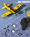 USA 2.4G Volantex US Navy T28 RC Airplane 4-CH Remote Control 6-Axis Gyro Stunt
