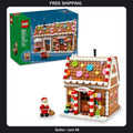LEGO Festive Gingerbread House 40809 Christmas Building Set with Santa