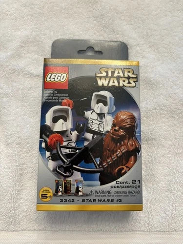 LEGO Star Wars #3 3342 Chewbacca & 2 Biker Scouts Minifigure New Sealed Box