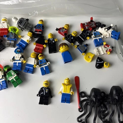 Lego Vintage Lot plus Mini figures From 1990s Rare Shark Octopus mini figs