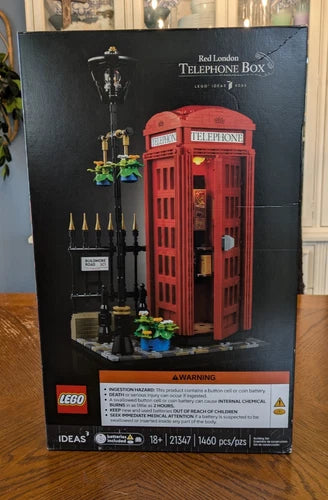 LEGO Ideas: Red London Telephone Box (21347) New - Retired Set