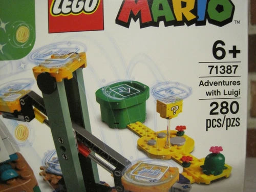 2021 LEGO 71387 SUPER MARIO ADVENTURES WITH LUIGI STARTER COURSE (280 PIECES)