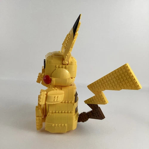 Mega Construx Pokemon Jumbo Pikachu Building Toy Collectible 12" Figure COMPLETE