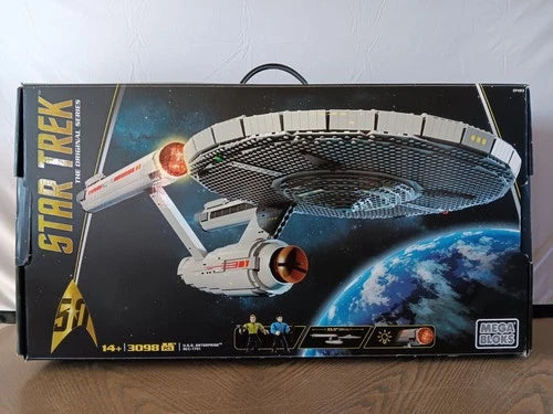 Mega Bloks Star Trek USS Enterprise NCC-1701 (DPH83), Partially Built