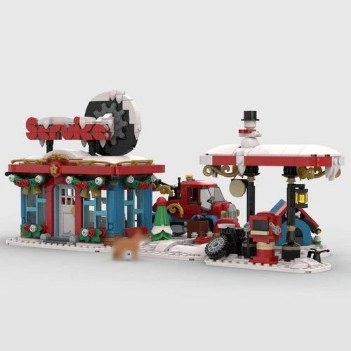 Custom: Christmas Winter Little Winter Service Station 1227 PCS MOC-157054