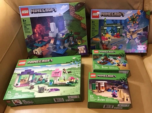 LEGO Minecraft 5 NEW SEALED RETIRED Sets Read Description For List Of Sets