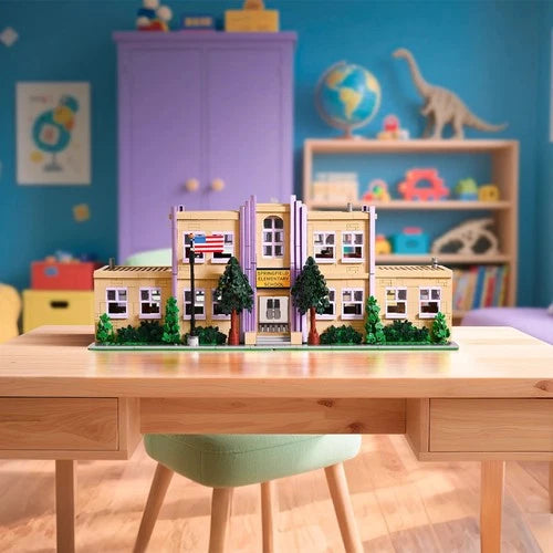 NEW Springfield Elementary School Modular Building Blocks Architecture 3500 PCS