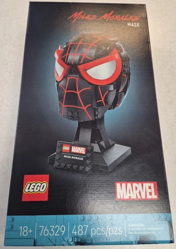 new sealed boxed LEGO Marvel Miles Morales' Mask 487 pcs. 76329 Building Set