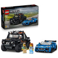 LEGO Speed Champions Jaguar Project 7 and Land Rover Defender Building Toy, 740