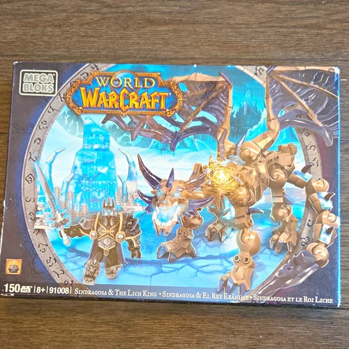 Mega Bloks - World of Warcraft - Sindragosa & The Lich King 91008 150 pcs - NIB