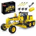 Mould King 19023 Pneumatic Motor Grader Building Blocks Set 1109PCS Vehicle