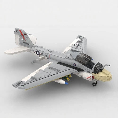 MOC-130722 A-6E Intruder fighter plane building blocks Toys Birthday Gift set