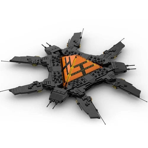 Modubrix MOC-128807 Sci-fi Battleship Base 2175 Parts for Collection