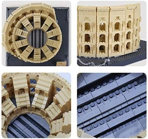Roman Colosseum Building Block Set - 1756 Pieces of Architectural Brilliance